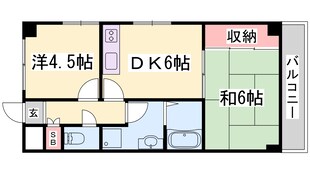 播磨高岡駅 徒歩23分 1階の物件間取画像